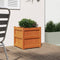 vidaXL - Plantenbak - 50x50x50 - cm - massief - grenenhout - wasbruin