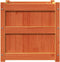 vidaXL - Plantenbak - 50x50x50 - cm - massief - grenenhout - wasbruin