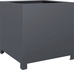 vidaXL - Plantenbak - 50x50x50 - cm - staal - antracietkleurig