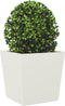 vidaXL - Plantenbak - 50x50x50 - cm - staal - wit