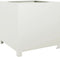vidaXL - Plantenbak - 50x50x50 - cm - staal - wit