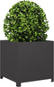 vidaXL - Plantenbak - 50x50x50 - cm - staal - zwart