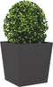 vidaXL - Plantenbak - 50x50x50 - cm - staal - zwart