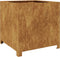 vidaXL - Plantenbak - 50x50x50 - cm - weervast - staal