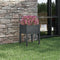 vidaXL - Plantenbak - 50x50x70 - cm - massief - grenenhout - grijs