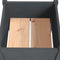 vidaXL - Plantenbak - 50x50x70 - cm - massief - grenenhout - grijs
