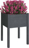 vidaXL - Plantenbak - 50x50x70 - cm - massief - grenenhout - grijs