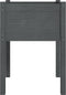 vidaXL - Plantenbak - 50x50x70 - cm - massief - grenenhout - grijs