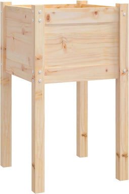 vidaXL - Plantenbak - 50x50x70 - cm - massief - grenenhout
