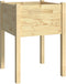 vidaXL - Plantenbak - 50x50x70 - cm - massief - grenenhout