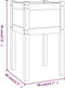 vidaXL - Plantenbak - 50x50x70 - cm - massief - grenenhout