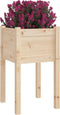 vidaXL - Plantenbak - 50x50x70 - cm - massief - grenenhout