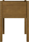 vidaXL - Plantenbak - 50x50x70 - cm - massief - grenenhout - honingbruin