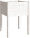 vidaXL - Plantenbak - 50x50x70 - cm - massief - grenenhout - wit