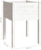 vidaXL - Plantenbak - 50x50x70 - cm - massief - grenenhout - wit