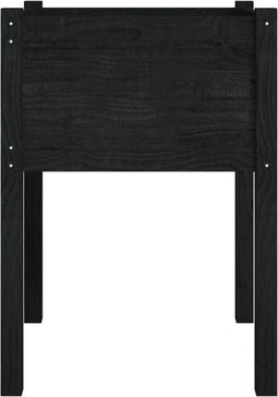 vidaXL - Plantenbak - 50x50x70 - cm - massief - grenenhout - zwart