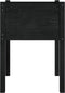 vidaXL - Plantenbak - 50x50x70 - cm - massief - grenenhout - zwart