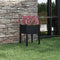 vidaXL - Plantenbak - 50x50x70 - cm - massief - grenenhout - zwart