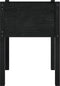vidaXL - Plantenbak - 50x50x70 - cm - massief - grenenhout - zwart