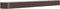 vidaXL - Plantenbak - 512x80x36 - cm - gepoedercoat - staal - bruin