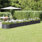 vidaXL - Plantenbak - 512x80x36 - cm - gepoedercoat - staal - antracietkleurig