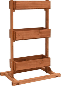 vidaXL - Plantenbak - 52x30x78 - cm - vurenhout