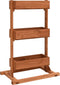 vidaXL - Plantenbak - 52x30x78 - cm - vurenhout