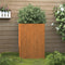 vidaXL - Plantenbak - 52x48x75 - cm - cortenstaal