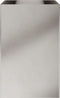vidaXL - Plantenbak - 52x48x75 - cm - roestvrij - staal - zilverkleurig