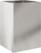 vidaXL - Plantenbak - 52x48x75 - cm - roestvrij - staal - zilverkleurig