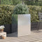 vidaXL - Plantenbak - 52x48x75 - cm - roestvrij - staal - zilverkleurig