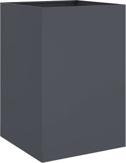 vidaXL - Plantenbak - 52x48x75 - cm - staal - antracietkleurig