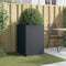 vidaXL - Plantenbak - 52x48x75 - cm - staal - antracietkleurig