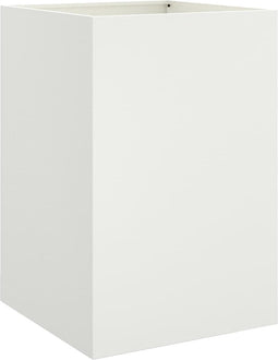vidaXL - Plantenbak - 52x48x75 - cm - staal - wit