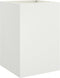 vidaXL - Plantenbak - 52x48x75 - cm - staal - wit
