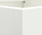 vidaXL - Plantenbak - 52x48x75 - cm - staal - wit