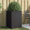 vidaXL - Plantenbak - 52x48x75 - cm - staal - zwart