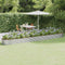 vidaXL - Plantenbak - 544x100x36 - cm - gepoedercoat - staal - zilverkleurig