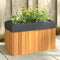 vidaXL - Plantenbak - 59x27,5x35 - cm - massief - acaciahout