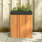 vidaXL - Plantenbak - 59x27,5x70 - cm - massief - acaciahout