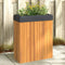 vidaXL - Plantenbak - 59x27,5x70 - cm - massief - acaciahout