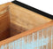 vidaXL - Plantenbak - 60x20x68 - cm - massief - gerecycled - hout