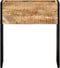 vidaXL - Plantenbak - 60x20x68 - cm - ruw - mangohout