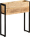vidaXL - Plantenbak - 60x20x68 - cm - ruw - mangohout