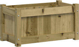 vidaXL - Plantenbak - 60x31x31 - cm - geïmpregneerd - grenenhout