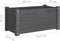 vidaXL - Plantenbak - 60x31x31 - cm - massief - grenenhout - grijs