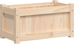 vidaXL - Plantenbak - 60x31x31 - cm - massief - grenenhout