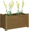 vidaXL - Plantenbak - 60x31x31 - cm - massief - grenenhout - honingbruin