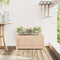 vidaXL - Plantenbak - 60x31x31 - cm - massief - grenenhout