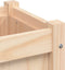 vidaXL - Plantenbak - 60x31x31 - cm - massief - grenenhout
